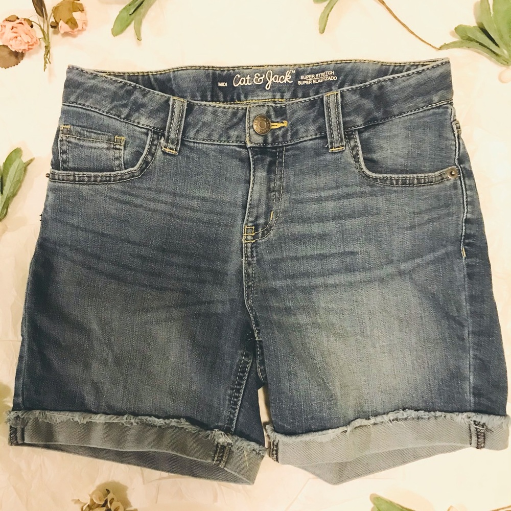Midi Jean Shorts